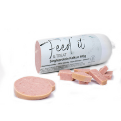 Feed'it & Treat godbidspølse, kalkun 400g