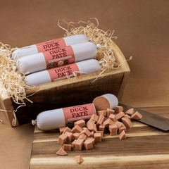 JR Pure Pate pølse, and 400g