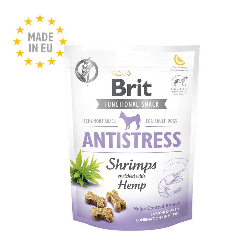 Brit Antistress med rejer & hamp, 150g