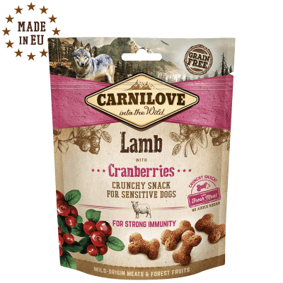 Carnilove Crunchy Lam med tranebær, 200g