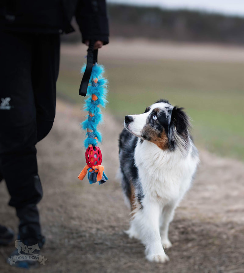 Hol-ee fleece & fake pels flet med bungee, Doggie-zen