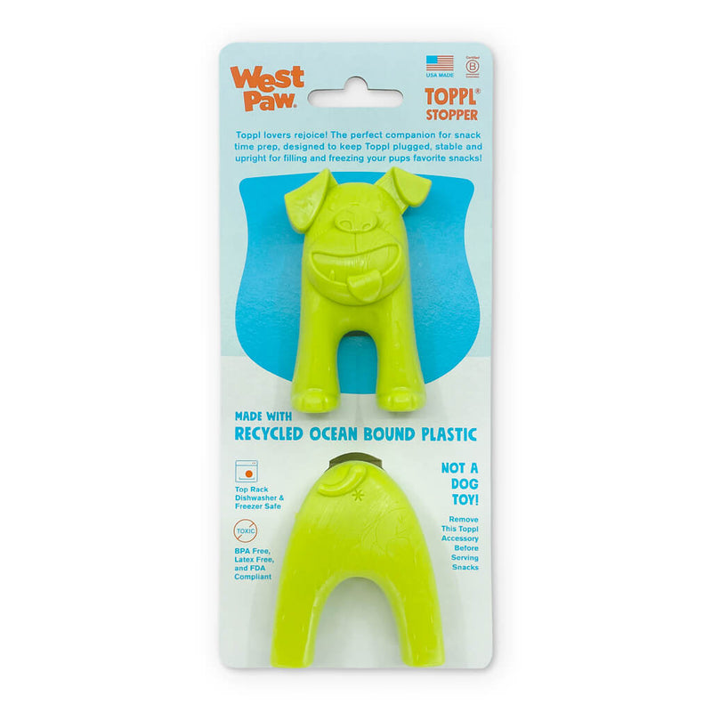 West Paw Toppl Stopper, Lime