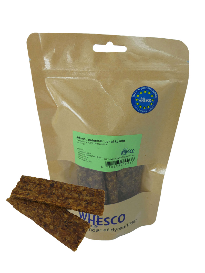 Whesco naturstænger, Kylling 120g